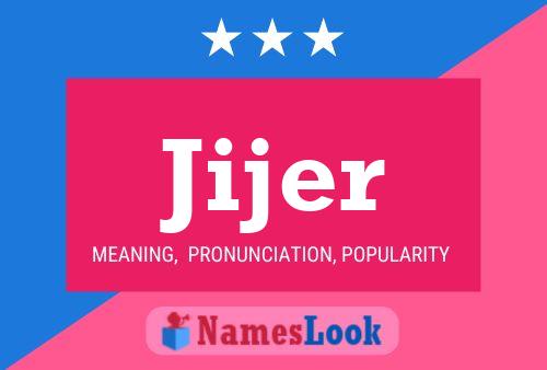 Jijer Name Poster