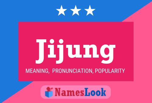 Jijung Name Poster