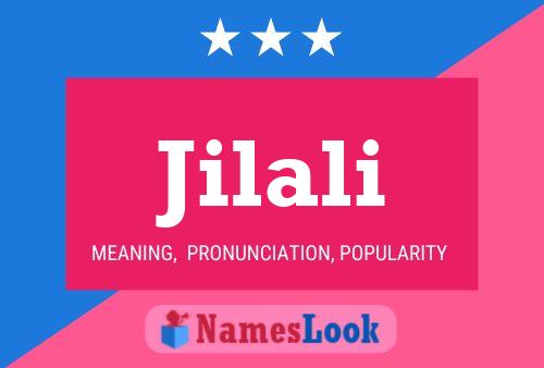 Jilali Name Poster