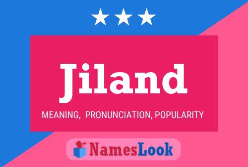 Jiland Name Poster