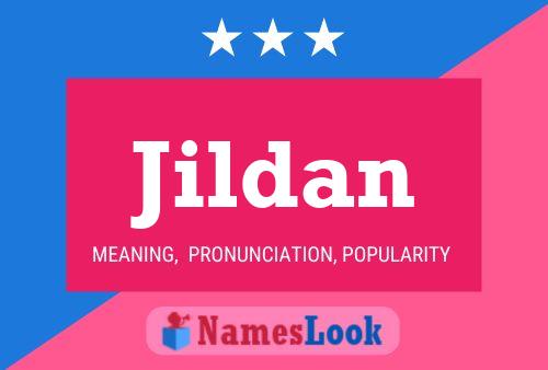 Jildan Name Poster