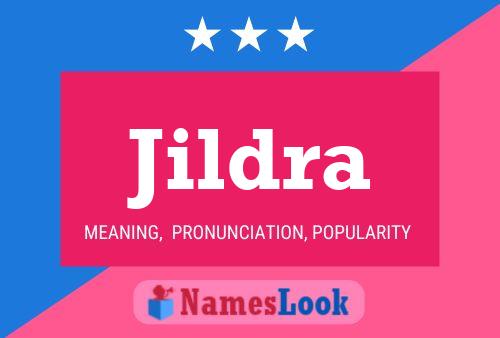 Jildra Name Poster