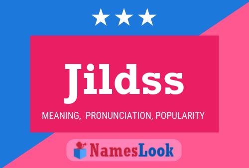 Jildss Name Poster