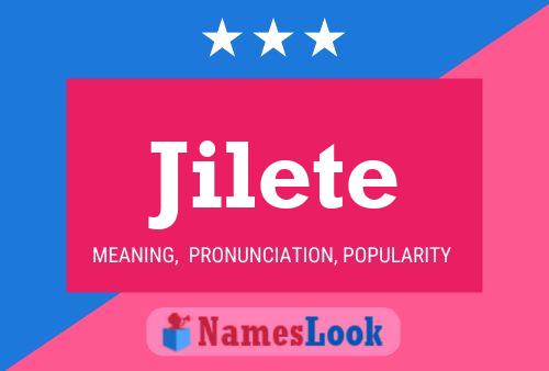 Jilete Name Poster