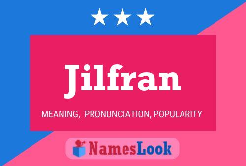 Jilfran Name Poster