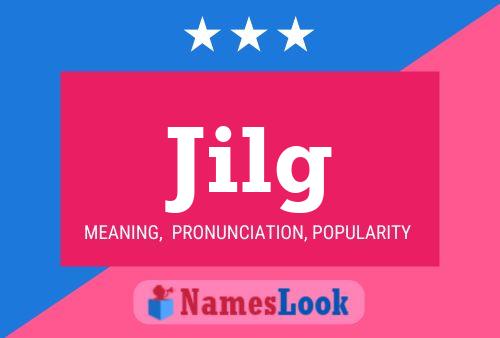 Jilg Name Poster