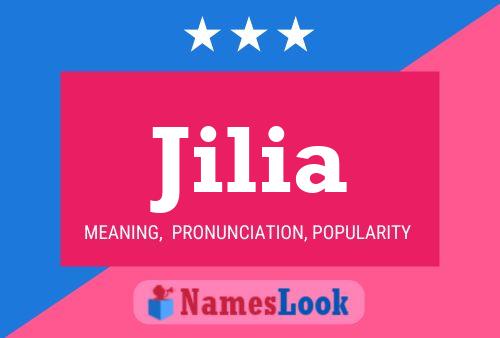 Jilia Name Poster