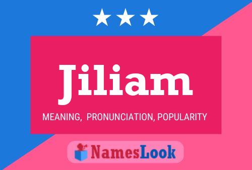 Jiliam Name Poster