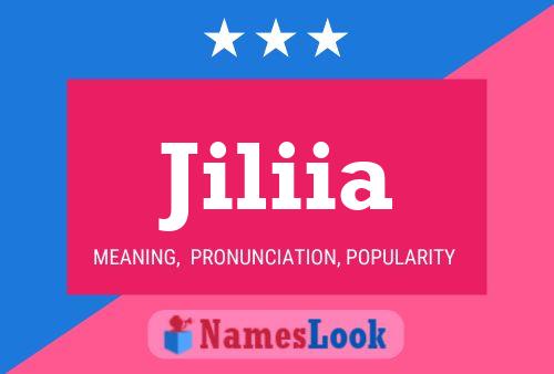 Jiliia Name Poster