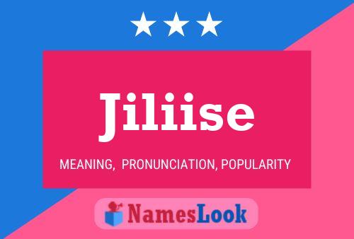 Jiliise Name Poster