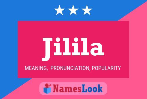 Jilila Name Poster