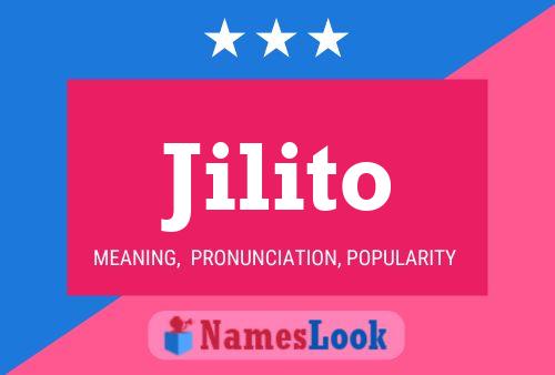 Jilito Name Poster