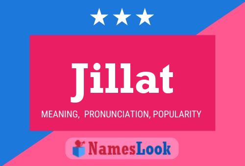 Jillat Name Poster