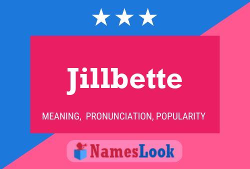 Jillbette Name Poster