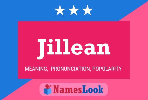 Jillean Name Poster