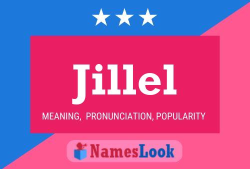 Jillel Name Poster