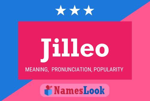 Jilleo Name Poster