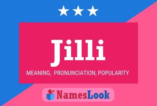 Jilli Name Poster