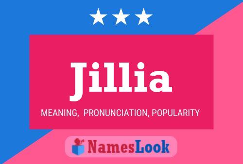 Jillia Name Poster