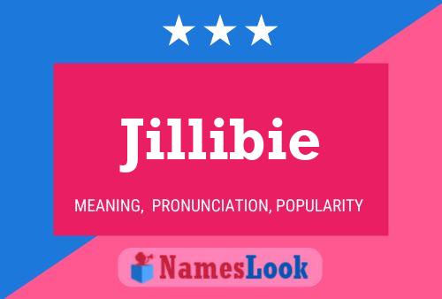 Jillibie Name Poster