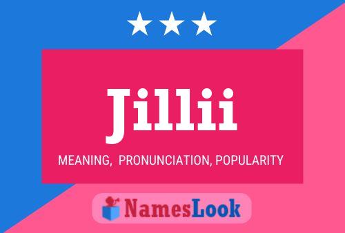 Jillii Name Poster