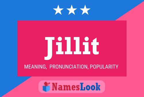 Jillit Name Poster