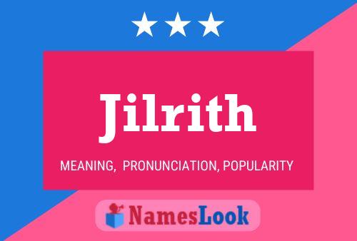 Jilrith Name Poster