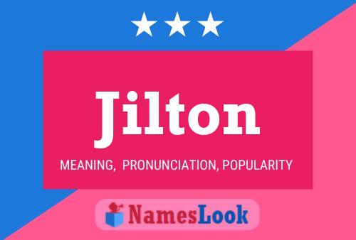 Jilton Name Poster