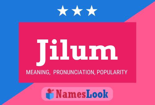 Jilum Name Poster