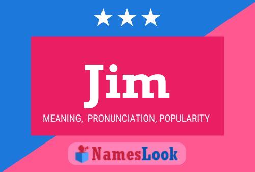 Jim Name Poster