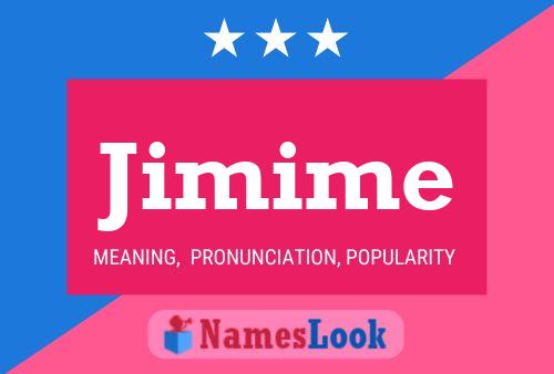 Jimime Name Poster