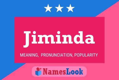 Jiminda Name Poster