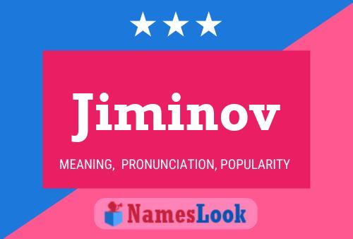 Jiminov Name Poster