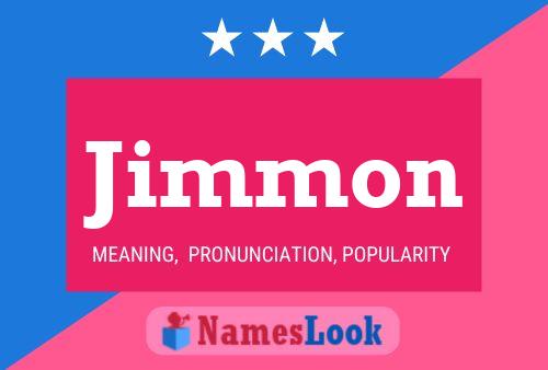 Jimmon Name Poster