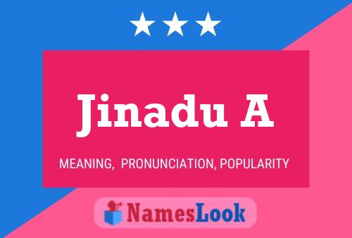 Jinadu A Name Poster