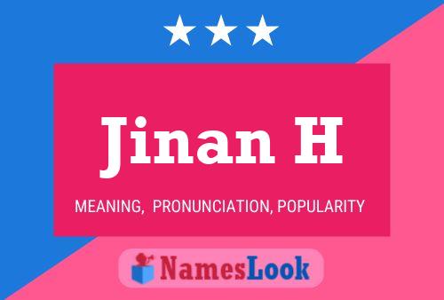 Jinan H Name Poster