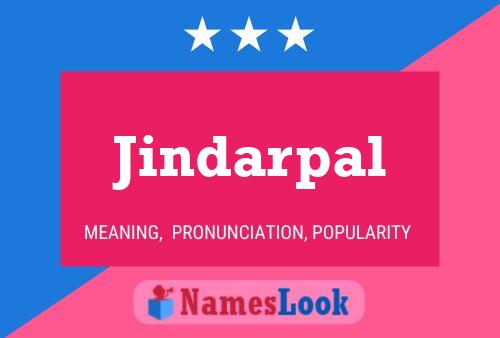 Jindarpal Name Poster