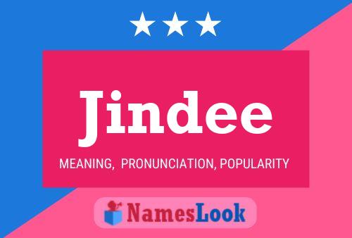 Jindee Name Poster