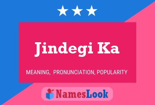 Jindegi Ka Name Poster