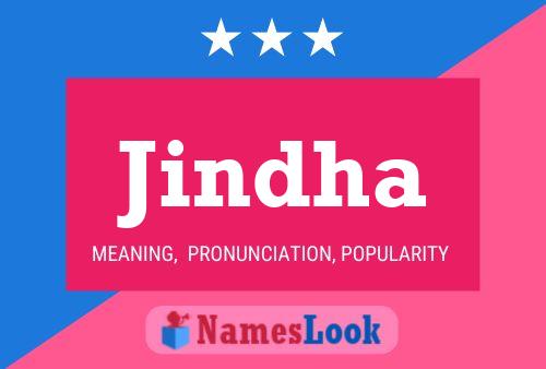 Jindha Name Poster