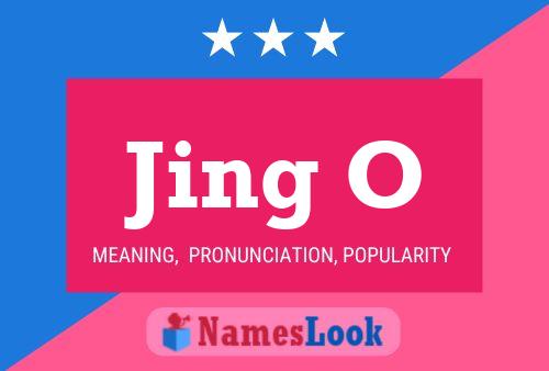 Jing O Name Poster