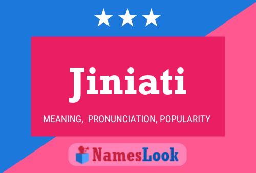 Jiniati Name Poster