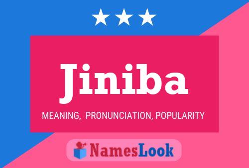 Jiniba Name Poster