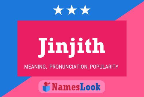 Jinjith Name Poster