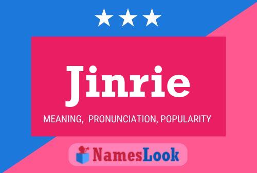 Jinrie Name Poster