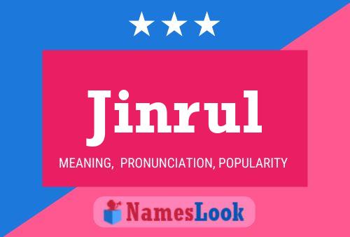 Jinrul Name Poster