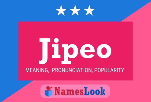 Jipeo Name Poster