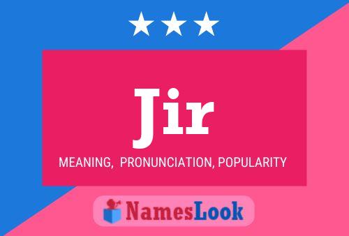 Jir Name Poster