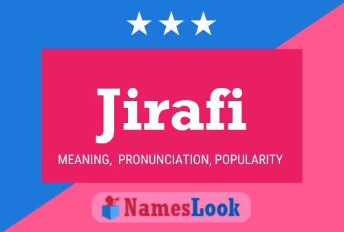 Jirafi Name Poster