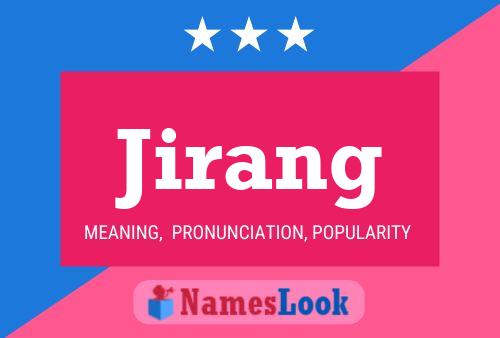 Jirang Name Poster